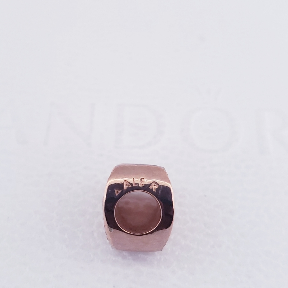❤️ Authentic Pandora ⭐️RETIRED⭐️ ROSE HEART CHARM - Picture 3 of 6